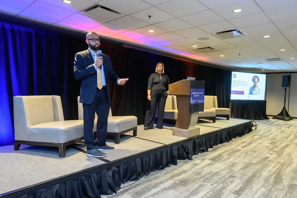 Mike at podium Mike at podium