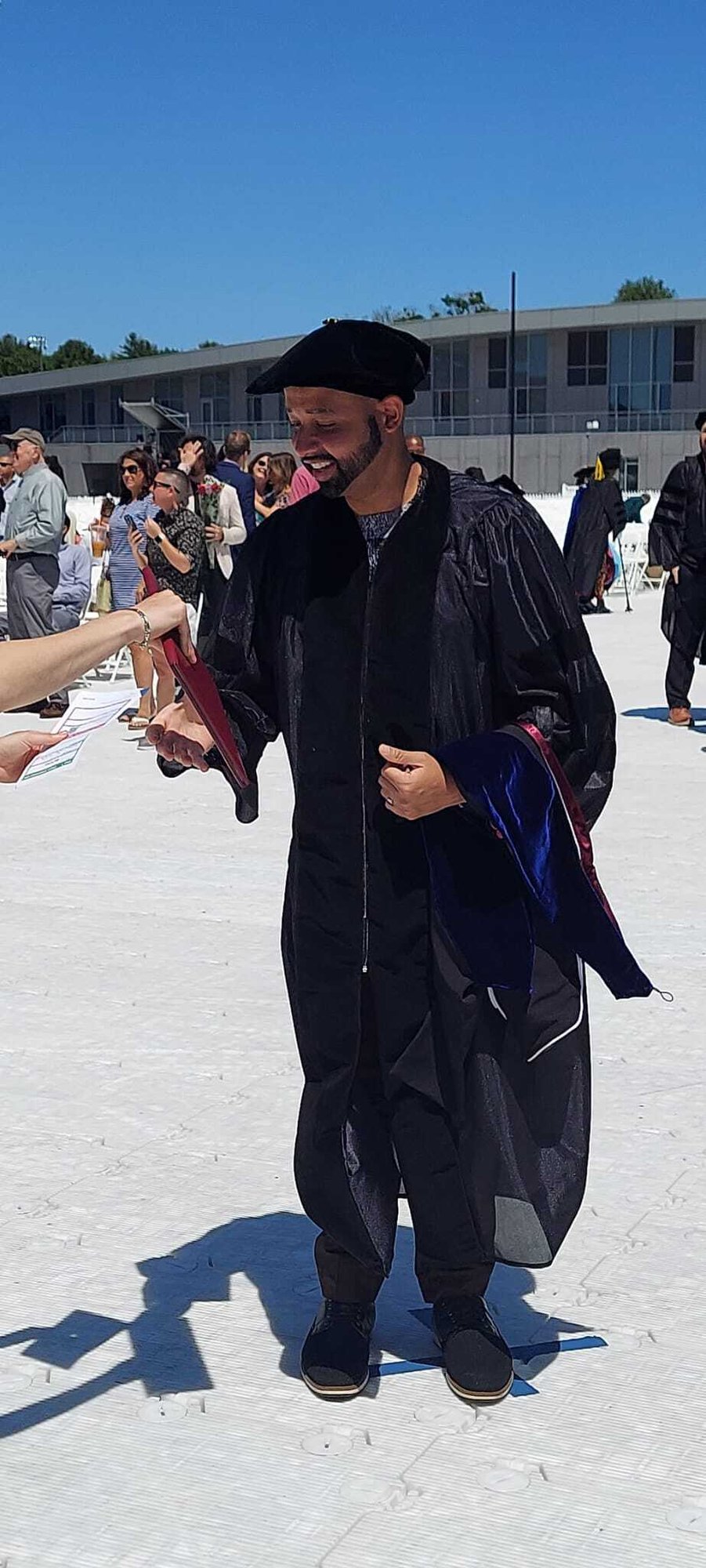 Graduate Receiving Diploma