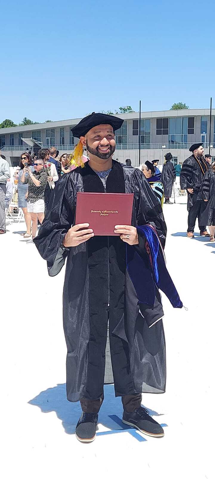 Graduation Holding Diploma